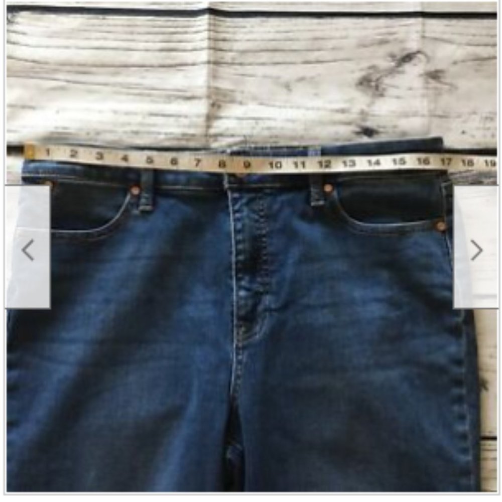 Talbots Capri Crop Pants Blue Denim Pockets‎ - Picture 6 of 8